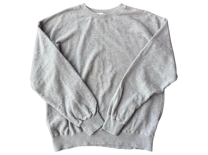 Issey Miyake I.S. Grey Gold Star Logo Sweatshirt
