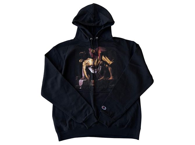 Autre Marque Pyrex Vision Hoodie Caravaggio Schwarz