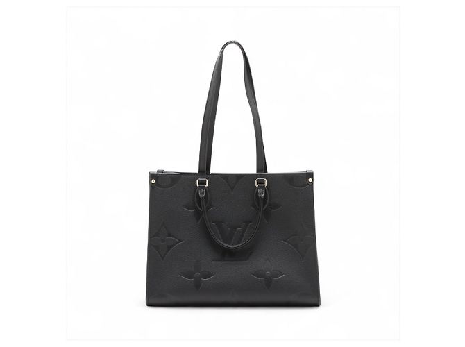 Louis Vuitton mala de ombro Onthego MM em couro de bezerro grão Empreinte Giant monogram