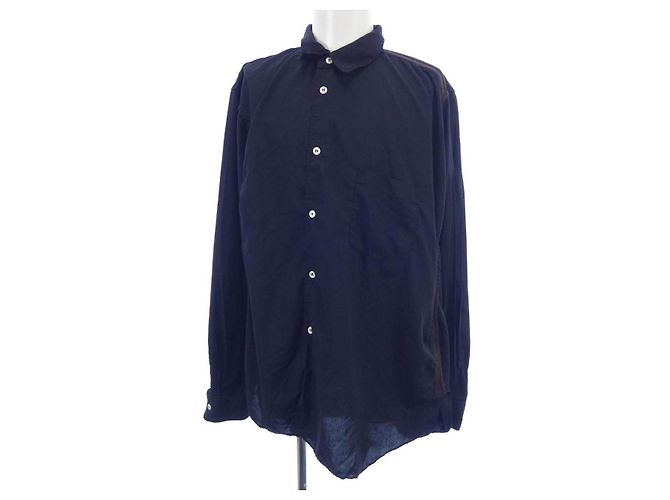 Camicia in cotone nera Comme des Garcons