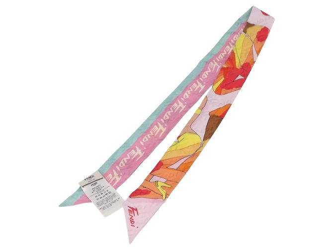 FENDI Scarf Silk Multicolor