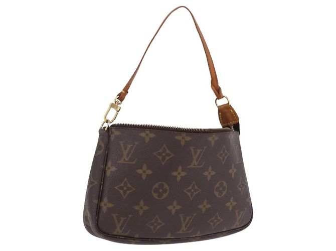 LOUIS VUITTON Monogram Mini Pochette Accessoires Pouch N41667 LV