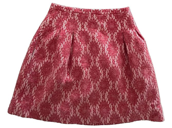 Maje Hirondelle Rouge Minirock