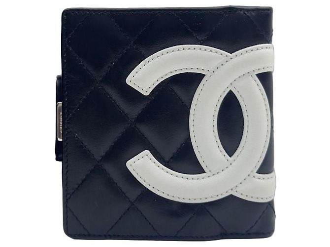 Chanel Cambon Portafoglio Compatto Bifold