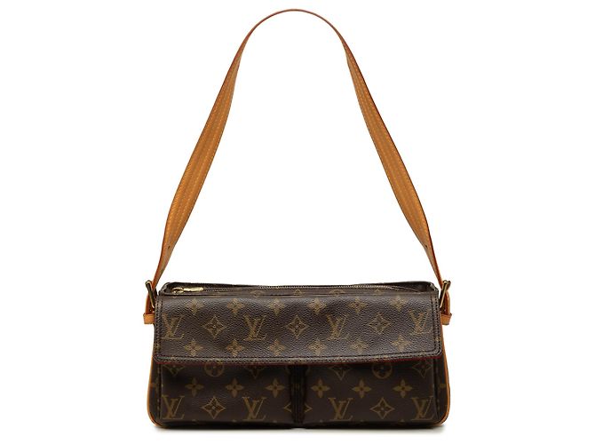 Cité Louis Vuitton Brown Monogram Viva Cite MM