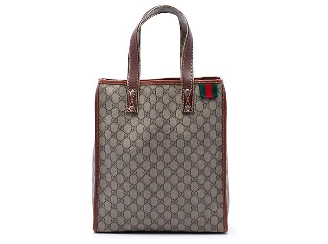 Tote Gucci Beige GG Supreme Web
