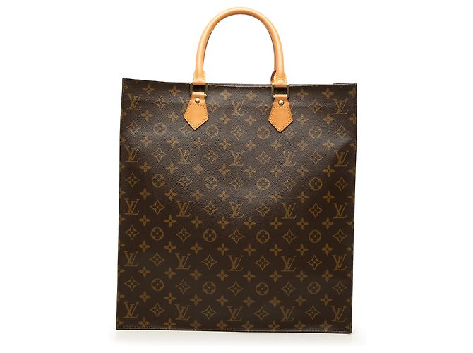 Louis Vuitton Brown Monogram Sac Plat