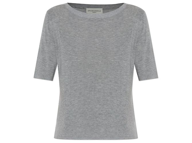 Autre Marque Top Edmee Officine Generale Gris Lyocell