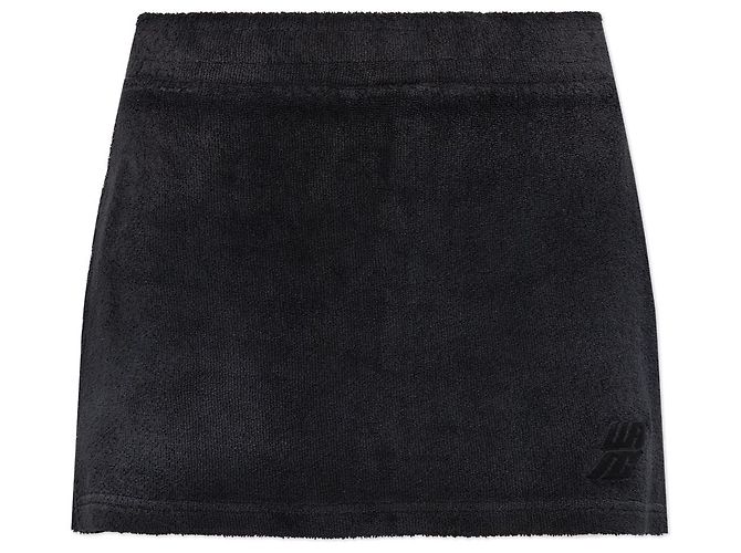 Saia com shorts T By Alexander Wang preta de algodão