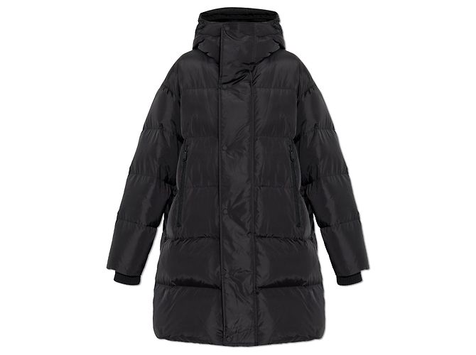 Dsquared2 Langer Daunenmantel Schwarz