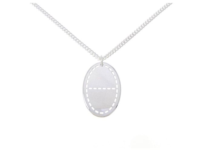 Hermès Collar Hermes Point Sellier en plata 925