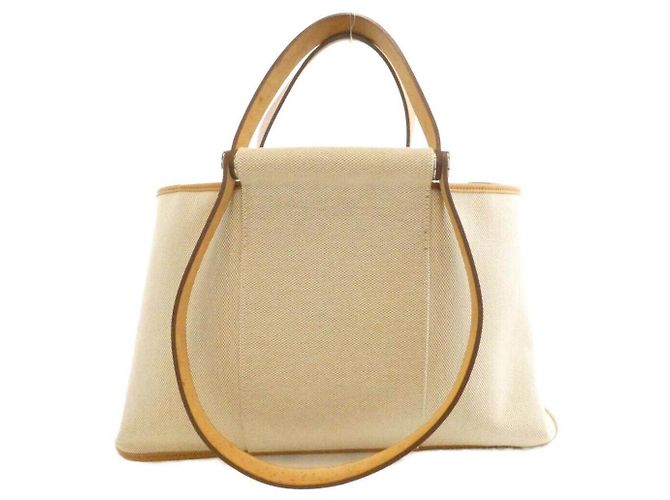 Hermès Borsa Hermes Cabag Elan Toile H Vache Hunter