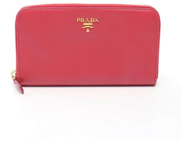 Prada Saffiano Leather Long Wallet