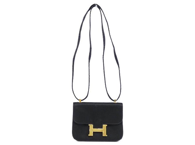 Hermès Bolsa de ombro Hermes Micro Constance3 em cetim