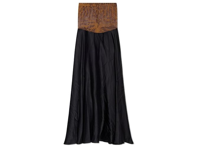 Gonna maxi nera O-GARCIA Diesel