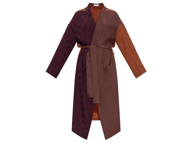 Kimono Moschino com cinto marrom