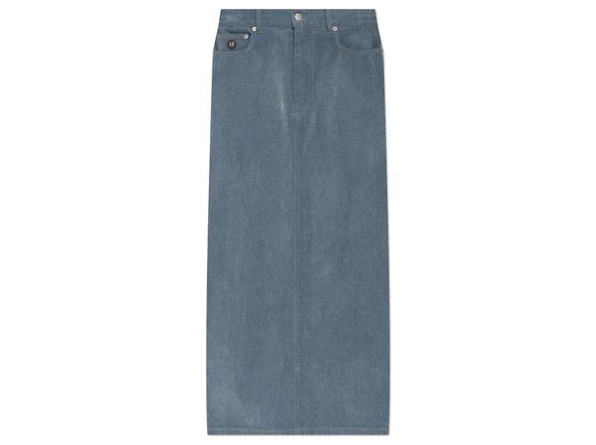 Gonna in denim blu Moschino