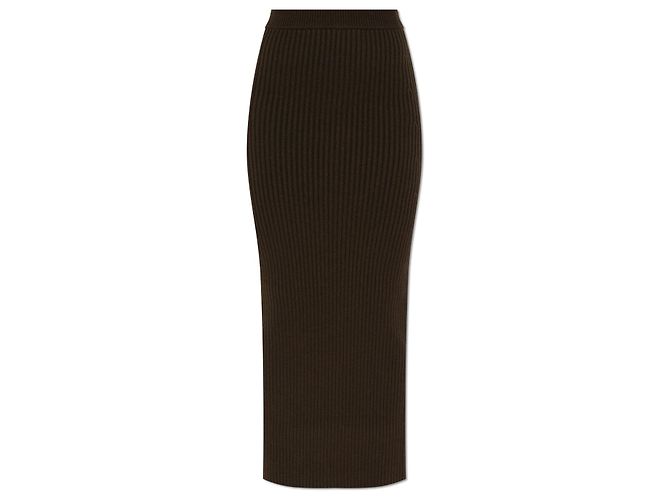 Max Mara Boris Strickrock Wolle grün