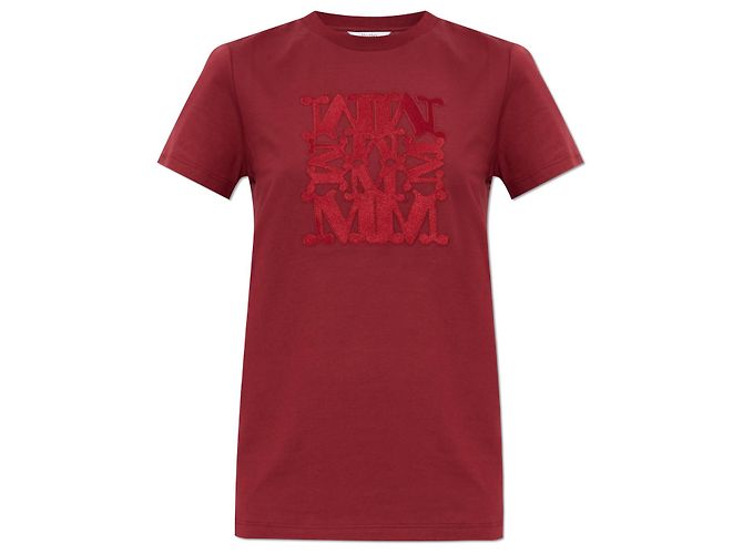 Max Mara Bravo T-shirt Red Cotton