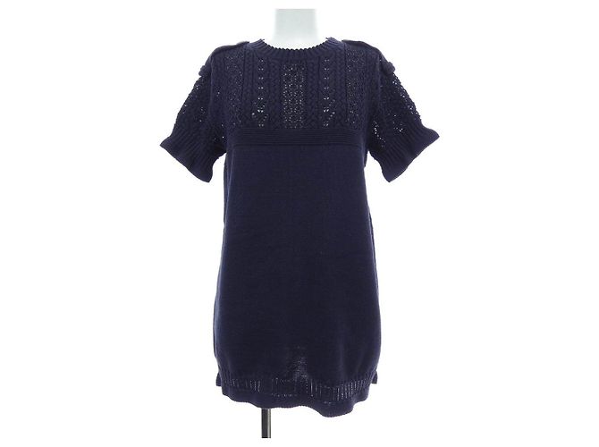 Top de malha Chanel
