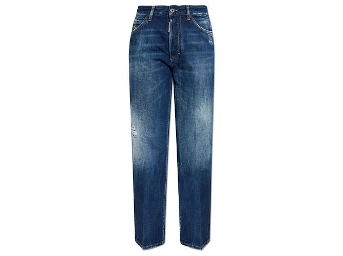 Jeans Boston Dsquared2 blu in cotone