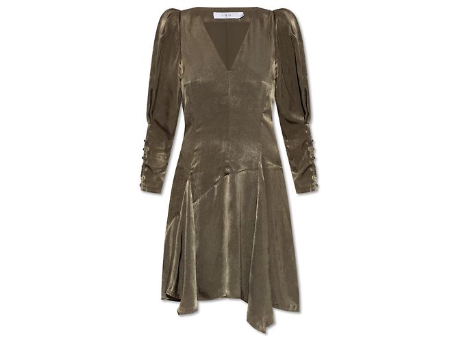Iro Emerila Kleid in Grün Satin