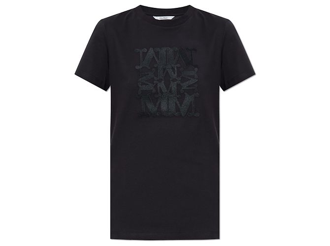 Camiseta Bravo Max Mara negra de algodón