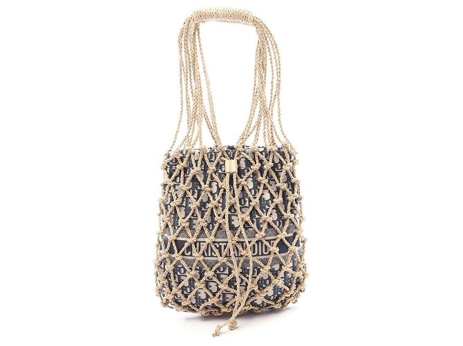 mala de tecido de nylon Dior Oblique