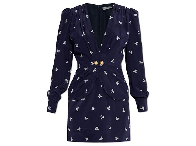 Alessandra Rich Kleid mit dekorativem Print