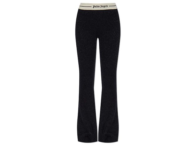 Palm Angels Rippenhose schwarz