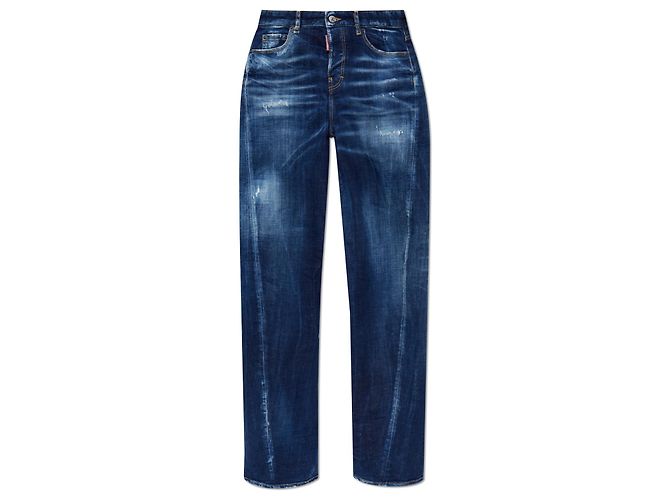 Dsquared2 D2 Twisted Jeans Blue Navy