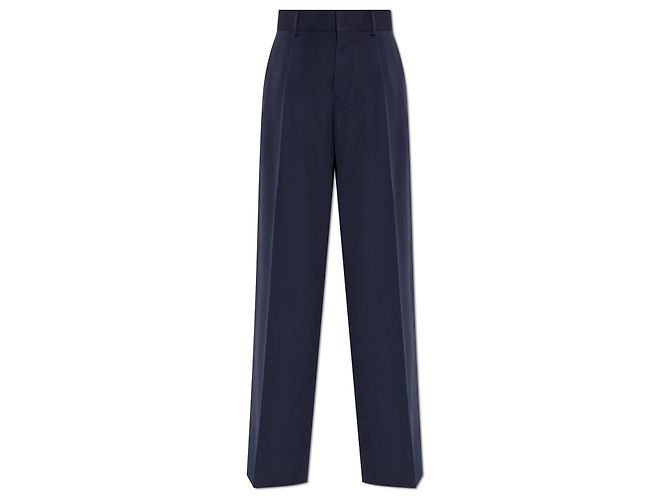 Dsquared2 Navy Blue Wool Trousers