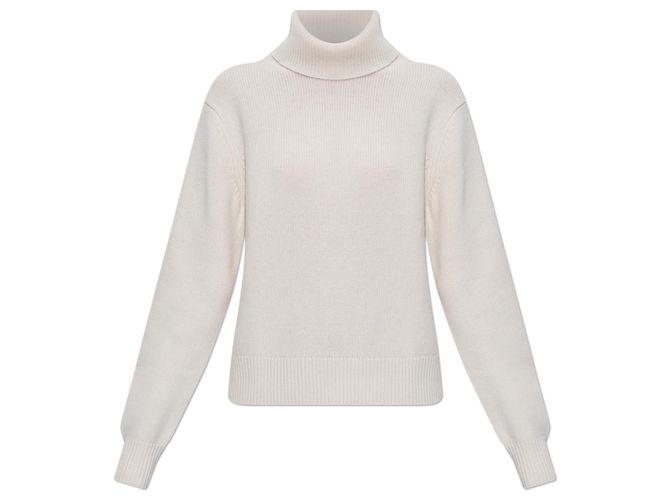 Camisola de gola alta Idra Anine Bing em lã creme
