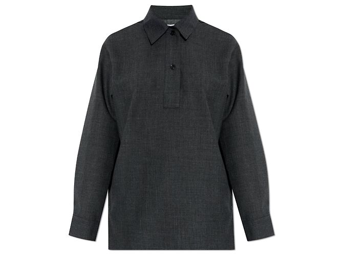 Top Pinole Studio Nicholson en laine grise
