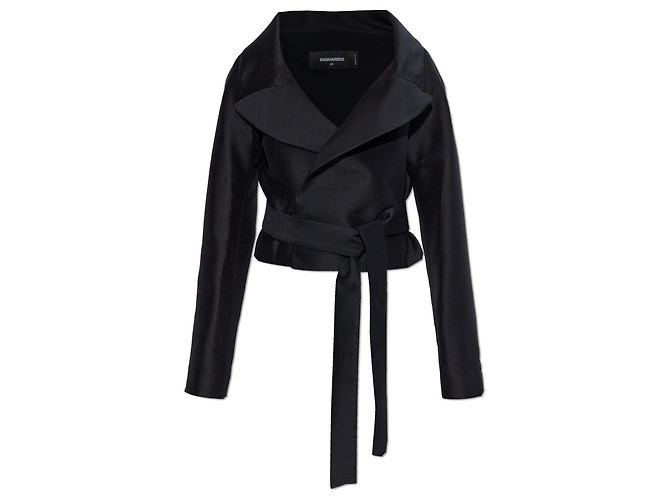 Dsquared2 Black Wool Blazer