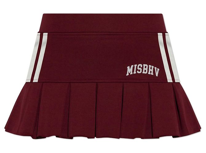 Autre Marque Falda Logo MISBHV Borgoña