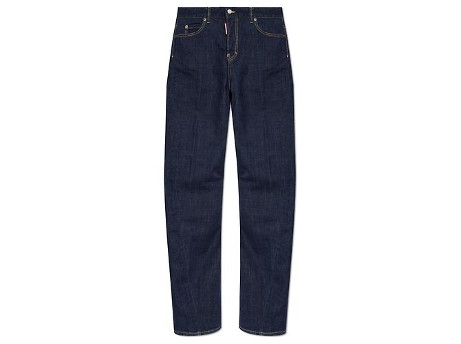 Jeans Dsquared2 D2 Twisted Azul Marinho