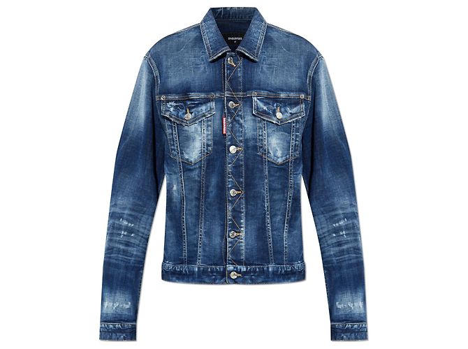 Jaqueta de ganga azul Dsquared2