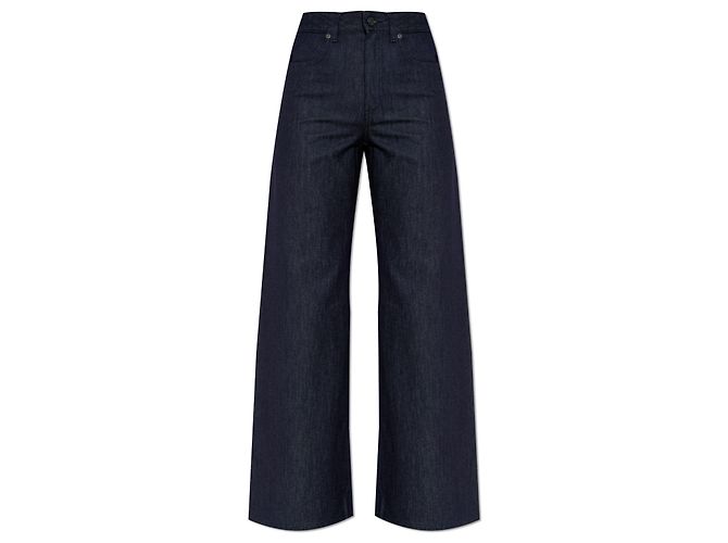 Lacoste Vaqueros de pierna ancha azul marino