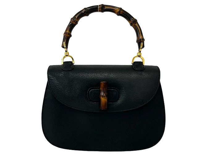 Gucci Bamboo Lederhandtasche