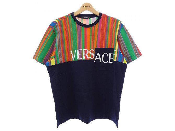 Camiseta de algodón Versace