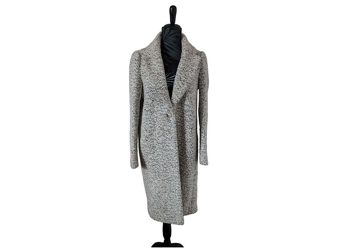 Maje heather grey coat