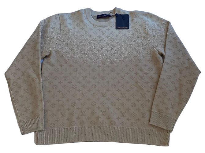 Louis Vuitton Monogram Dégradé Pullover Beige