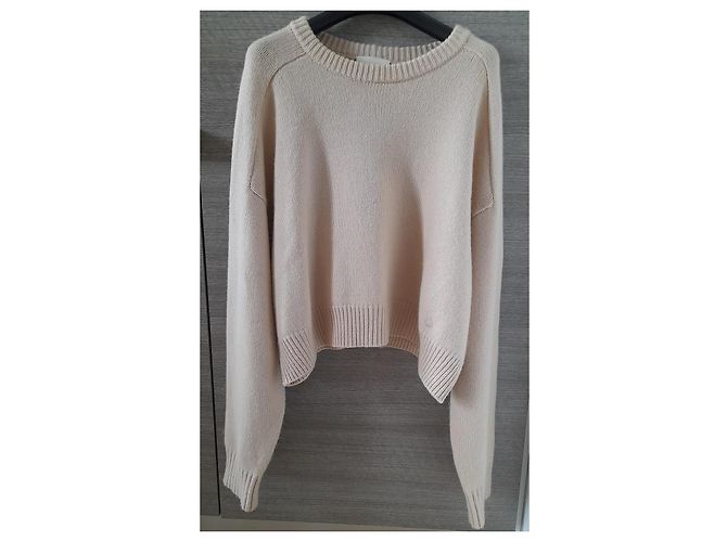 Autre Marque Loulou Studio Jersey Bruzzi de lana y cachemira - Beige