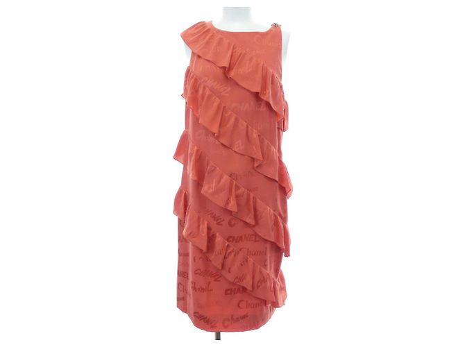 Vestido de seda Chanel