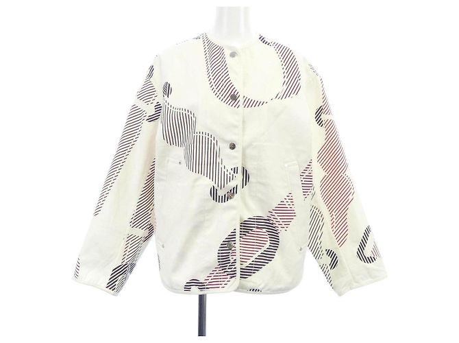 Hermès Hermes COACHING REMIX Collarless Jacket