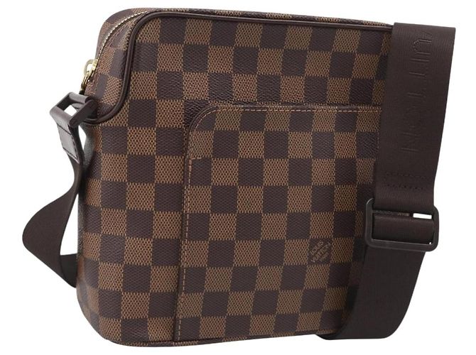 LOUIS VUITTON Damier Ebene Olaf PM Shoulder Bag N41442 LV