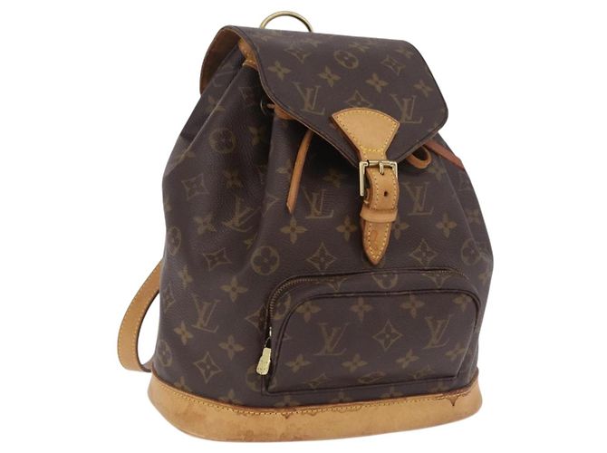 LOUIS VUITTON Monogram Montsouris MM Backpack M51136 LV