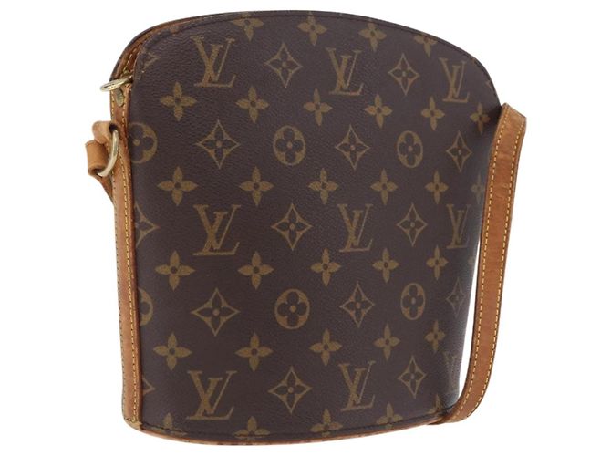 LOUIS VUITTON Monogram Drouot Shoulder Bag M51290 LV