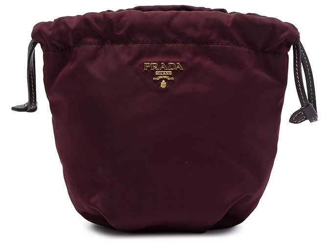 Prada Tessuto Beuteltasche rot